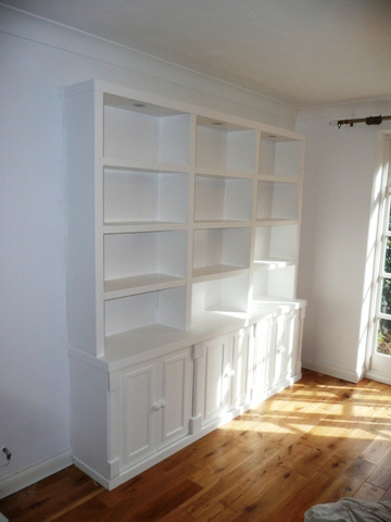 custom house shelves