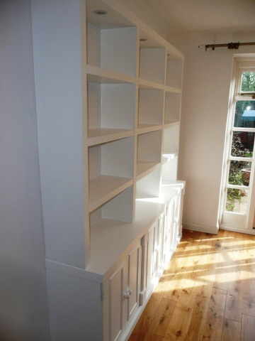 custom house shelves