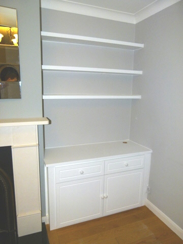 Upminster Fitted Alcove Media Cabinets