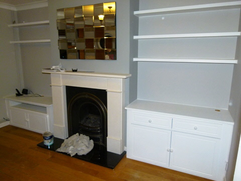 Upminster Fitted Alcove Media Cabinets