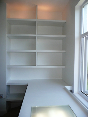 custom house shelves